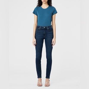 Rag & Bone high rise skinny jeans, size 28